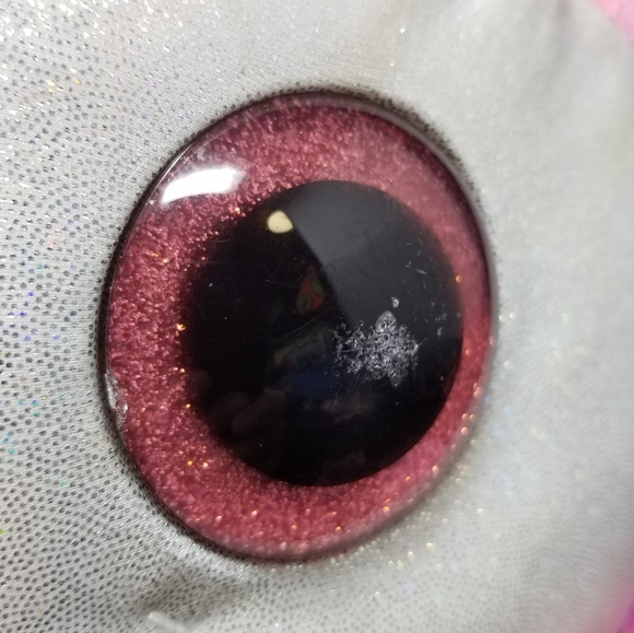 2014 TY BEANIE BOOS LARGE SPARKLES PLUSH DOLPHIN - Picture 7 of 11